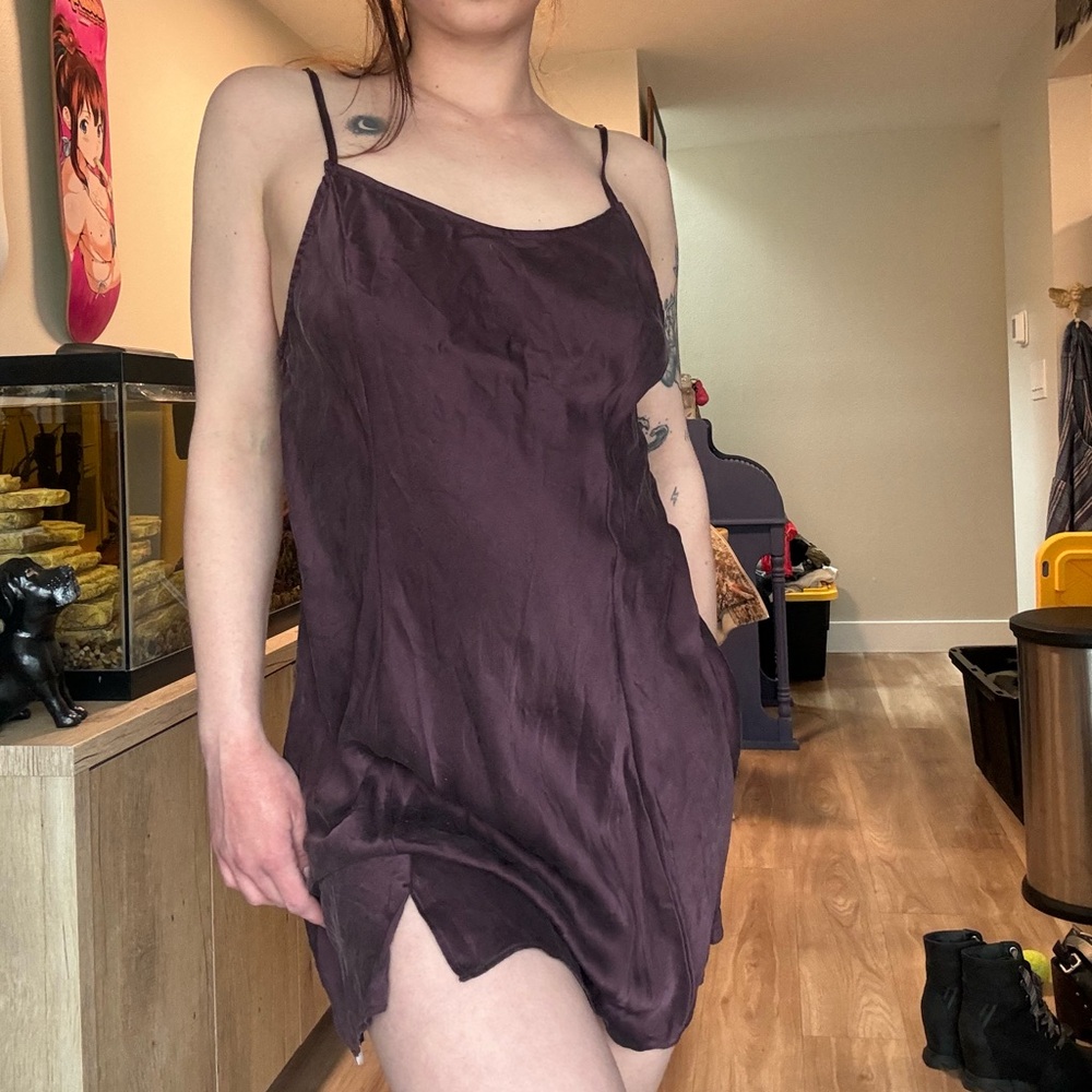 Free People Deep Purple Slip Dress
